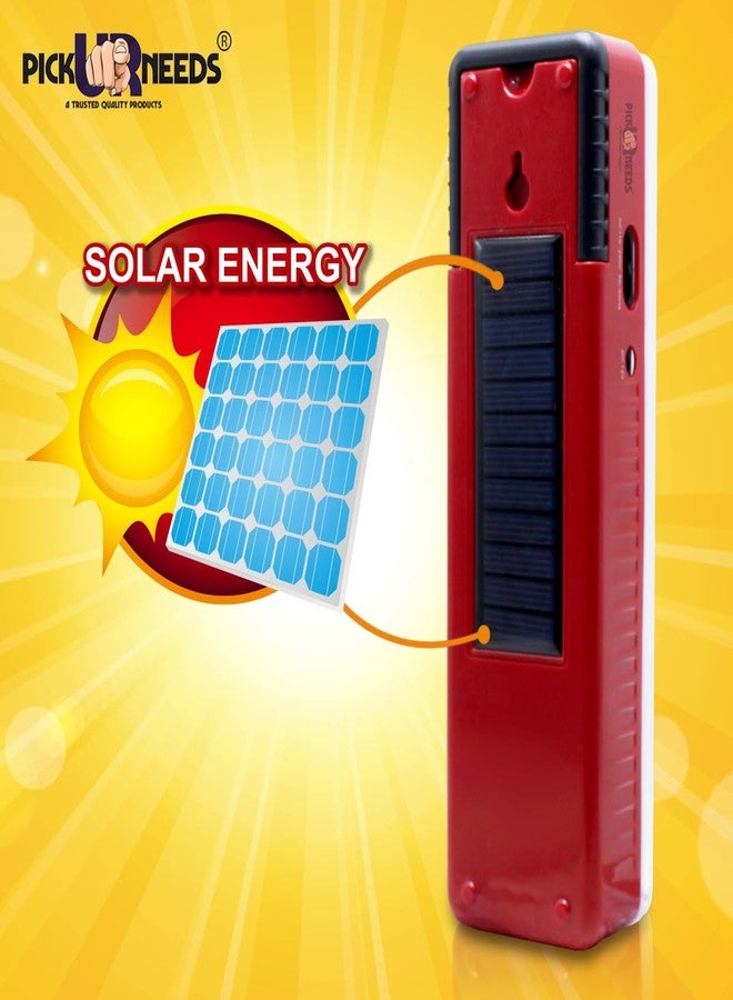 Pick Ur Needs Solar Rechargeable Home Emergency Lantern Lamp Light 42 SMD with Low & High Mode - Image 3